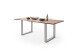 Baumkantentisch >Calabria< in Akazie natur lackiert - 160x76,5x90 (BxHxT)