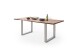 Baumkantentisch >Calabria< in Akazie natur lackiert - 180x77,5x100 (BxHxT)