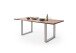 Baumkantentisch >Calabria< in Akazie natur lackiert - 200x77,5x100 (BxHxT)