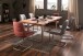 Baumkantentisch >Calabria< in Akazie natur lackiert - 240x79,5x100 (BxHxT)