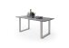 Baumkantentisch >Calabria< in Akazie grau lackiert - 160x76,5x90 (BxHxT)