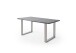 Baumkantentisch >Calabria< in Akazie grau lackiert - 180x77,5x100 (BxHxT)