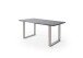 Baumkantentisch >Calabria< in Akazie grau lackiert - 200x77,5x100 (BxHxT)