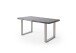Baumkantentisch >Calabria< in Akazie grau lackiert - 200x79,5x100 (BxHxT)