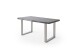 Baumkantentisch >Calabria< in Akazie grau lackiert - 220x79,5x100 (BxHxT)