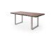 Baumkantentisch >Calabria< in Akazie walnussfarbig - 200x79,5x100 (BxHxT)