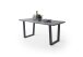 Baumkantentisch >Calabria< in Akazie grau  / anthrazit - 200x77,5x100 (BxHxT)