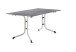 Klapptisch >Boulevard< in Beton hell, Polytec® - 160x73x90cm (BxHxT)