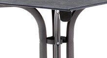 Klapptisch >Boulevard< in Beton hell, Polytec® - 160x73x90cm (BxHxT)