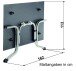 Klapptisch >Boulevard< in Beton hell, Polytec® - 160x73x90cm (BxHxT)