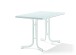 Klapptisch >Boulevard< in Mamor weiß, mecalit®-PRO - 115x72x69cm (BxHxT)