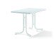 Klapptisch >Boulevard< in Mamor weiß, mecalit®-PRO - 115x72x69cm (BxHxT)