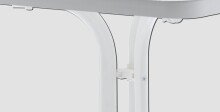 Klapptisch >Boulevard< in Mamor weiß, mecalit®-PRO - 138x72x88cm (BxHxT)