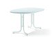 Klapptisch >Boulevard< in Mamor weiß, mecalit®-PRO - 138x72x88cm (BxHxT)