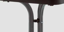 Klapptisch >Boulevard< in Schiefer anthrazit, mecalit®-PRO - 138x72x88cm (BxHxT)