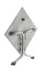 Klapptisch >Boulevard< in Beton hell, Polytec® - 80x73x80cm (BxHxT)