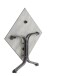 Klapptisch >Boulevard< in Beton hell, Polytec® - 80x73x80cm (BxHxT)