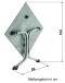 Klapptisch >Boulevard< in Beton hell, Polytec® - 80x73x80cm (BxHxT)