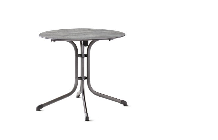 Klapptisch >Boulevard< in Beton hell, Polytec® - 73x85cm (HxD)