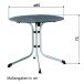 Klapptisch >Boulevard< in Beton hell, Polytec® - 73x85cm (HxD)