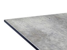 Klapptisch >Boulevard< in Beton hell, Polytec® - 120x73x80cm (BxHxT)