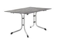 Klapptisch >Boulevard< in Beton hell, Polytec®...