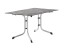 Klapptisch >Boulevard< in Beton hell, Polytec® - 140x73x90cm (BxHxT)