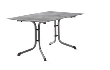 Klapptisch >Boulevard< in Beton hell, Polytec®...