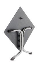 Klapptisch >Boulevard< in Schiefer anthrazit, Polytec® - 80x73x80cm (BxHxT)