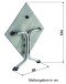Klapptisch >Boulevard< in Schiefer anthrazit, Polytec® - 80x73x80cm (BxHxT)