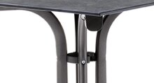 Klapptisch >Boulevard< in Schiefer anthrazit, Polytec® - 80x73x80cm (BxHxT)