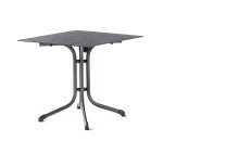Klapptisch >Boulevard< in Schiefer anthrazit, Polytec® - 80x73x80cm (BxHxT)