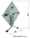 Klapptisch >Boulevard< in Schiefer anthrazit, Polytec® - 80x73x80cm (BxHxT)