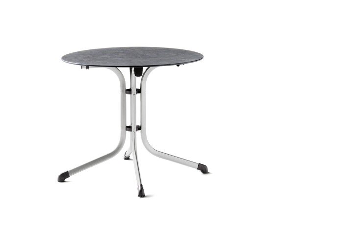 Klapptisch >Boulevard< in Schiefer anthrazit, Polytec® - 73x85cm (HxD)