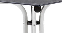 Klapptisch >Boulevard< in Schiefer anthrazit, Polytec® - 73x85cm (HxD)