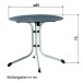 Klapptisch >Boulevard< in Schiefer anthrazit, Polytec® - 73x85cm (HxD)