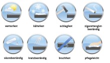 Klapptisch >Boulevard< in Schiefer anthrazit, Polytec® - 120x73x80cm (BxHxT)
