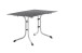 Klapptisch >Boulevard< in Schiefer anthrazit, Polytec® - 120x73x80cm (BxHxT)