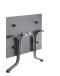 Klapptisch >Boulevard< in Schiefer anthrazit, Polytec® - 120x73x80cm (BxHxT)
