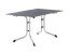 Klapptisch >Boulevard< in Schiefer anthrazit, Polytec® - 140x73x90cm (BxHxT)