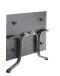 Klapptisch >Boulevard< in Schiefer anthrazit, Polytec® - 140x73x90cm (BxHxT)