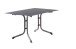 Klapptisch >Boulevard< in Schiefer anthrazit, Polytec® - 140x73x90cm (BxHxT)