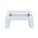 Wohnzimmer-Set >Ethna< in Artik-Weiß / Natur - 200x47x40 (BxHxT)