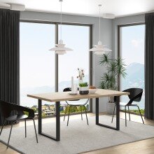 Tischplatte >Tables< in Artisan Eiche - 180x3,8x90cm (BxHxT)