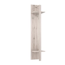 Garderobenpaneel >Attrus< in Sandeiche  - 40x198,5x38,5cm (BxHxT)