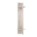 Garderobenpaneel >Attrus< in Sandeiche  - 40x198,5x38,5cm (BxHxT)