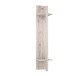Garderobenpaneel >Attrus< in Sandeiche  - 40x198,5x38,5cm (BxHxT)