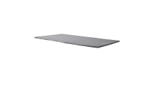 Baumkantentisch >Calabria< in Akazie grau  / anthrazit - 160x76,5x90 (BxHxT)