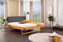 Massivholzbett >BE-0820< Kiefer Massivholz,...
