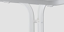 Klapptisch >Boulevard< in Mamor weiß, mecalit®-PRO - 72x85cm (HxD)